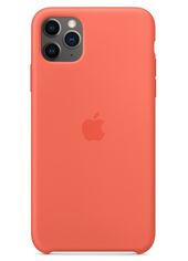 Акция на APPLE для iPhone 11 Pro Max Silicone Case Clementine (Orange) (MX022ZM/A) от Repka