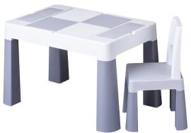 Акция на Комплект Tega Multifun стіл + 1 стілець MF-001 grey от Y.UA
