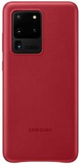 Акция на Панель Samsung Leather Cover для Samsung Galaxy S20 Ultra Red (EF-VG988LREGRU) от Rozetka