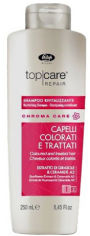 Акция на Шампунь оживляющий для окрашенных волос Lisap Top Care Repair Chroma Care Revitalising shampoo 250 мл (1100240000019) от Rozetka UA