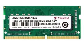 Акція на Память для ноутбука Transcend DDR4 2666 16GB SO-DIMM (JM2666HSE-16G) від MOYO