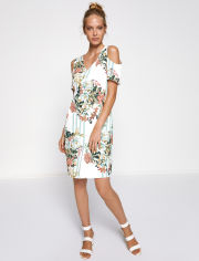 Акция на Платье Koton 8KAK88127PW-07A 40 White Design (8681687420828) от Rozetka UA