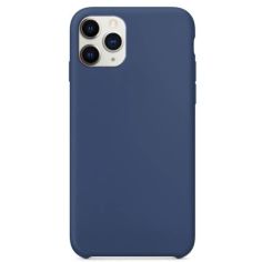 Акция на Чехол Silicone Case without Logo (AA) для Apple iPhone 11 Pro (5.8") Синий / Blue Cobalt от Allo UA