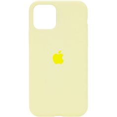 Акція на Чехол Silicone Case Full Protective (AA) для Apple iPhone 12 mini (5.4") Желтый / Mellow Yellow від Allo UA