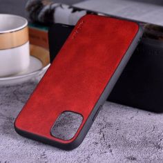 Акция на Кожаный чехол AIORIA Vintage для Apple iPhone 11 Pro Max (6.5") Красный от Allo UA