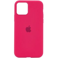 Акция на Чехол Silicone Case Full Protective (AA) для Apple iPhone 12 Pro Max (6.7") Красный / Rose Red от Allo UA