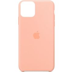 Акция на Чехол Silicone Case (AA) для Apple iPhone 12 Pro / 12 (6.1") Оранжевый / Grapefruit от Allo UA