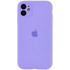 Акция на Чехол Silicone Case Square Full Camera Protective (AA) для Apple iPhone 11 Pro (5.8") Сиреневый / Dasheen от Allo UA