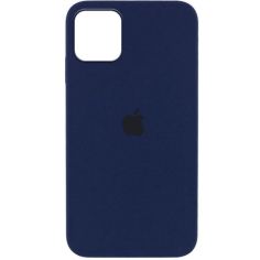 Акція на Чехол Silicone Case Full Protective (AA) для Apple iPhone 12 Pro / 12 (6.1") Синий / Deep navy від Allo UA
