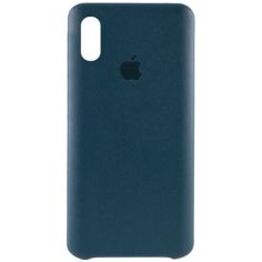 Акція на Кожаный чехол AHIMSA PU Leather Case Logo (A) для Apple iPhone XR (6.1") Зеленый від Allo UA