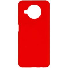 Акция на Чехол Silicone Cover Full without Logo (A) для Xiaomi Mi 10T Lite / Redmi Note 9 Pro 5G Красный / Red от Allo UA