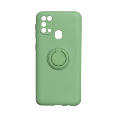 Акція на Чехол для Samsung A21s Зеленый / Черный / Фиолетовый від Allo UA