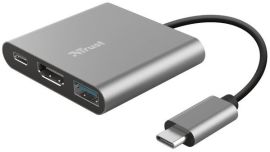 Акція на USB-хаб Trust Dalyx Aluminium 3-in-1 Multiport USB-C Adapter (23772_TRUST) від MOYO