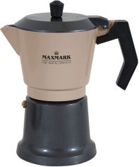 Акція на Гейзерная кофеварка Maxmark 300 мл (MK-AL110) від Rozetka UA