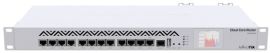 Акция на Маршрутизатор MikroTik Cloud Core Router 1016-12G 12xGE, RouterOS L6, LCD panel, rack (CCR1016-12G) от MOYO