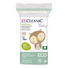 Акция на Ватные диски Cleanic Baby Eco 60 шт 2975 ТМ: Cleanic от Antoshka
