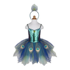 Акция на Набор Great Pretenders Pretty Peacock Платье и обруч для головы на 5-6 лет (34885) от Будинок іграшок