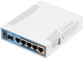 Акция на Маршрутизатор MikroTik hAP ac (RB962UiGS-5HacT2HnT) (RB962UIGS-5HACT2HNT) от MOYO