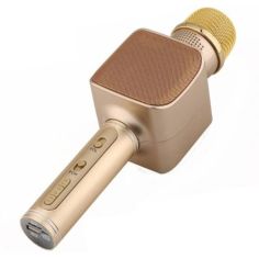 Акция на Беспроводной Bluetooth микрофон для караоке Magic Karaoke YS-68 Золотой от Allo UA