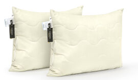 Акция на Набор антиаллергенных средних подушек с тенселем 1608 Eco Light Cream MirSon 50х70 см (2 шт) от Podushka