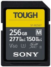 Акция на Карта памяти Sony SDXC 256GB C10 UHS-II U3 V60 R277/W150MB/s Tough (SFM256T.SYM) от MOYO