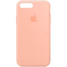 Акція на Чехол Silicone Case Full Protective (AA) для Apple iPhone 7 plus / 8 plus (5.5″) Оранжевый / Grapefruit від Allo UA