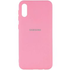 Акція на Чехол Silicone Cover My Color Full Protective (A) для Samsung Galaxy A02 Розовый / Pink від Allo UA