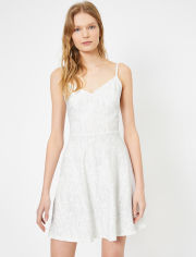 Акция на Платье Koton 0YAK84642FK-05U L White Design (8682261837216) от Rozetka UA