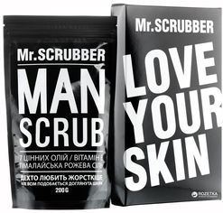 Акція на Кофейный скраб для тела и лица Mr.Scrubber Man для всех типов кожи 200 г (4820200230061) від Rozetka UA