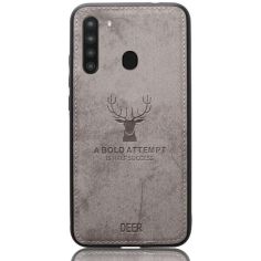 Акция на Чехол Deer Case для Samsung Galaxy A21 Grey от Allo UA