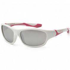 Акция на Детские солнцезащитные очки Koolsun бело-розовые серии Sport 6+ KS-SPWHCA006 от Podushka