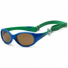 Акция на Детские солнцезащитные очки Koolsun зеленые серии Flex 0+ KS-FLRS000 от Podushka