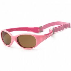 Акция на Детские солнцезащитные очки Koolsun розовые серии Flex 0+ KS-FLPS000 от Podushka