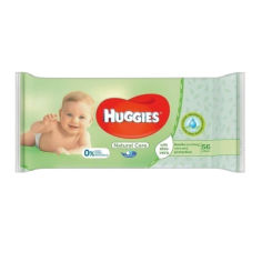 Акція на Салфетки влажные Huggies Natural care детские, 56 шт. від Auchan