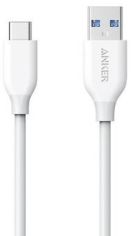 Акція на Anker Usb Cable to USB-C 2.0 Powerline Select+ 90cm White (A8022H21) від Stylus