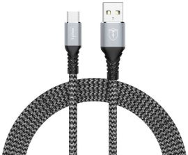 Акція на T-PHOX Usb Cable to USB-C Jagger 1m Grey (T-C814 grey) від Stylus
