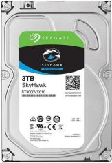 Акция на Жесткий диск внутренний SEAGATE SkyHawk 3.5" SATA 3.0 3TB 5400 256MB (ST3000VX009) от MOYO