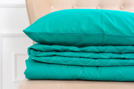 Акция на Летний спальный набор 2629 Eco-Soft 17-4735 Caterina одеяло и наволочки MirSon 140х205 см от Podushka