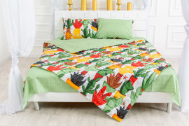 Акция на Детское летнее одеяло с эвкалиптовым волокном 405 Cecilio MirSon 110х140 см от Podushka
