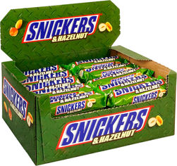 Акция на Упаковка батончиков Snickers с лесным орехом 32 шт x 49 г (5900951271120) от Rozetka UA