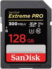 Акція на Карта памяти SanDisk SDXC 128GB C10 Extreme Pro UHS-II U3 V90 R300/W260MB/s (SDSDXDK-128G-GN4IN) від MOYO
