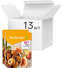 Акція на Упаковка инжира сушеного Seeberger Экстра мягкого 200 г х 13 шт (4008258290996) від Rozetka UA