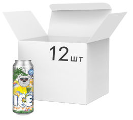 Акція на Упаковка безалкогольного напитка с охлаждающим эффектом Ice Cool Мультивитамин 0.5 л х 12 шт (4820137825231) від Rozetka UA