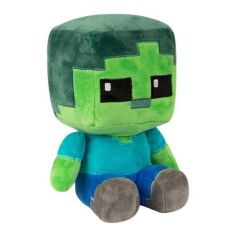 Акция на Мягкая игрушка Зеленый Зомби Майнкрафт, 26 см / Zombie Minecraft от Allo UA