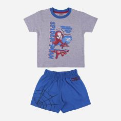 Акция на Пижама (футболка + шорты) Disney Spiderman 2200006965 92 см Серая (8427934546312) от Rozetka