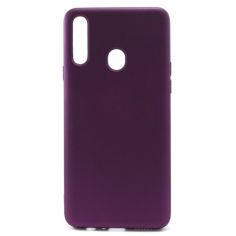 Акция на Чехол-накладка New Silicone Case для Samsung Galaxy A20s Пурпурный от Allo UA