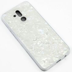 Акция на Чехол Marble Glass Case для Huawei Mate 20 Lite White от Allo UA