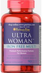 Акція на Puritan's Pride Ultra Women Daily Multi Iron Free Timed Release 90 Caplets від Stylus