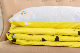 Акция на Детский летний спальный набор 2710 Эвкалипт 19-2508 Cascata одеяло и наволочки MirSon 110х140 см + 2 наволочки (40х60 см) от Podushka