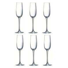 Акція на Набор бокалов для шампанского Luminarc Allegresse 175 мл 6 шт (J8162/1) від Rozetka UA